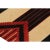 Rug & Kilim’s Contemporary Dhurrie Rug in Black and Red Medallions and Stripes For Sale In New York - Image 6 of 7