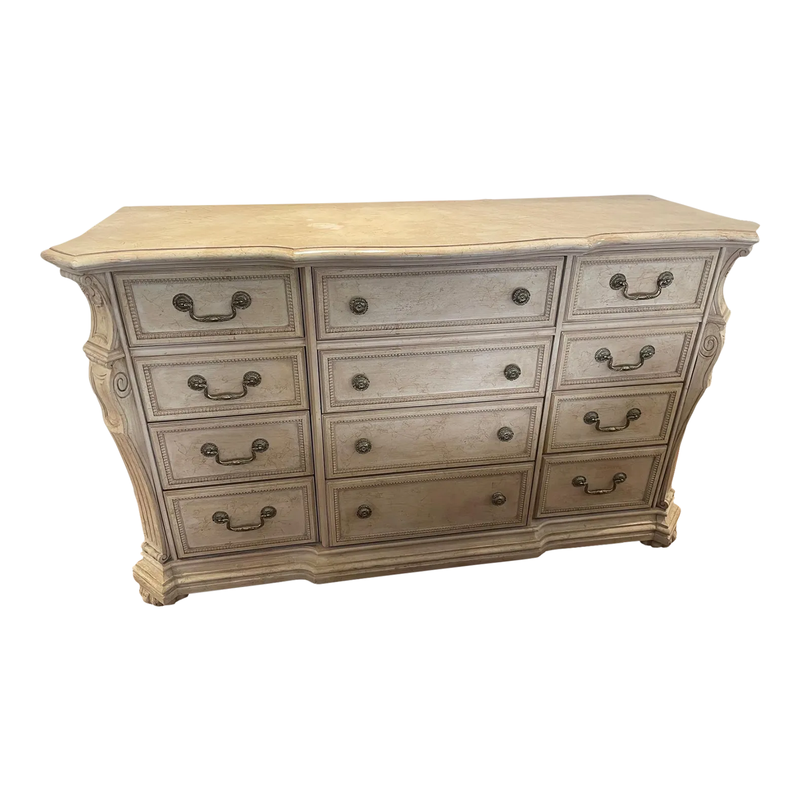ivory oak dresser Free Shipping! Ameriwood Home Rustic Farmhouse 6 Drawer Dresser, Ivory Oak  Woodgrain Storage