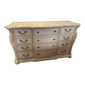 Late 20th Century Oak Bernhardt Bedrom Dresser Ivory Color
