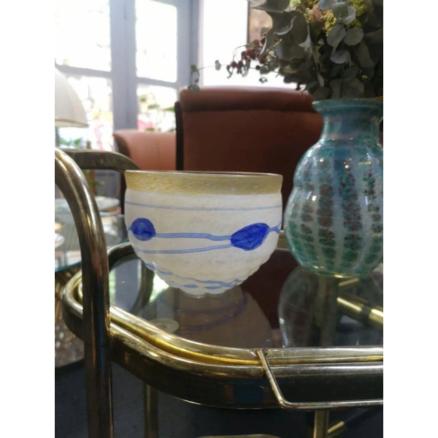 Mid-Century Modern Blue Glass Bowl by Bertil Vallien for Kosta Boda, 1970s For Sale - Image 3 of 10