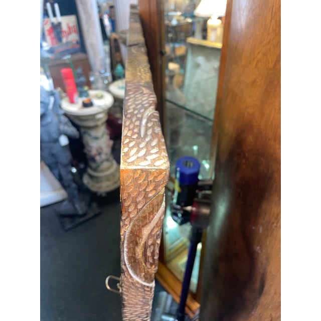 Gold 1970s Harrison & Gil Dauphine Large Gold Beveled Mirror #132 For Sale - Image 8 of 8