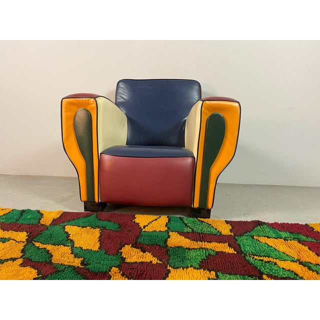 Postmodern Dutch Hip Hop Armchair from Peter van Zoetendaal, The Netherlands, 1990s For Sale - Image 10 of 11