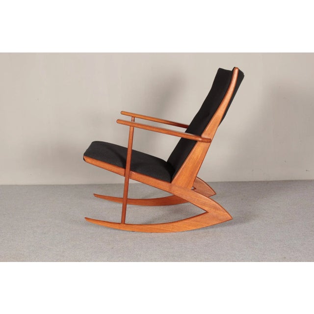 Danish Teak Rocking Chair, 1950s For Sale - Image 11 of 18