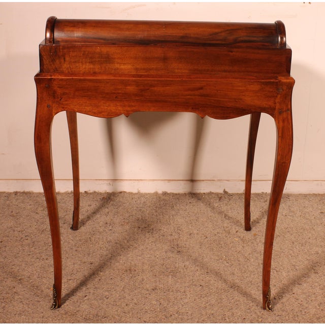 Napoleon III Walnut Desk or Games Table For Sale - Image 6 of 13