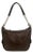 Judith Leiber Vintage Brown Leather Shoulder Bag For Sale