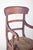 Chair with Striped Upholstery, 19th Century For Sale - Image 3 of 11