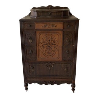 1960s Tallboy 5 Drawer Dresser For Sale