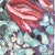 Textile Flowers on Tuesday - Abstract Botanical Textured Still Life Thick Oil Painting by Sally West For Sale - Image 7 of 9
