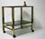 Vintage Brass & Chrome Two Tier Bar Trolley, 1970s For Sale - Image 4 of 9