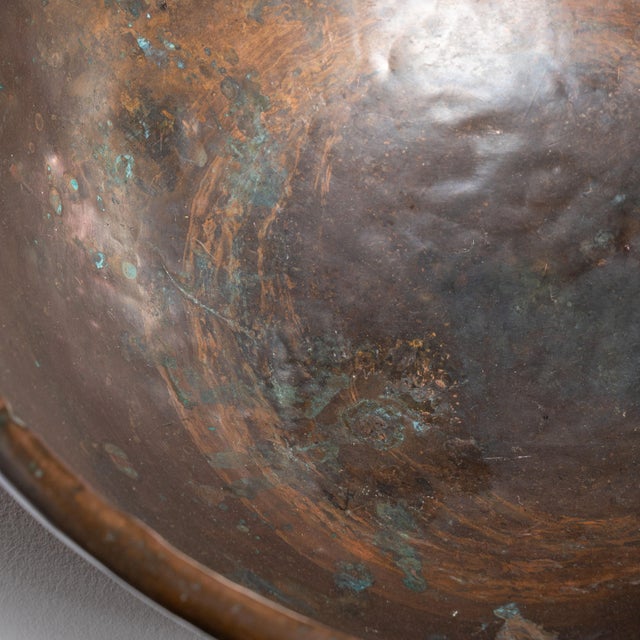 French 19th Century France Terra Cotta Copper Serving Piece For Sale - Image 3 of 15