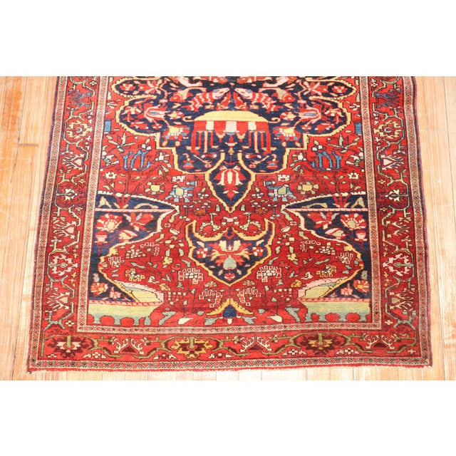 Neoclassical Antique Persian Sarouk Ferehan Scatter Rug For Sale - Image 3 of 10