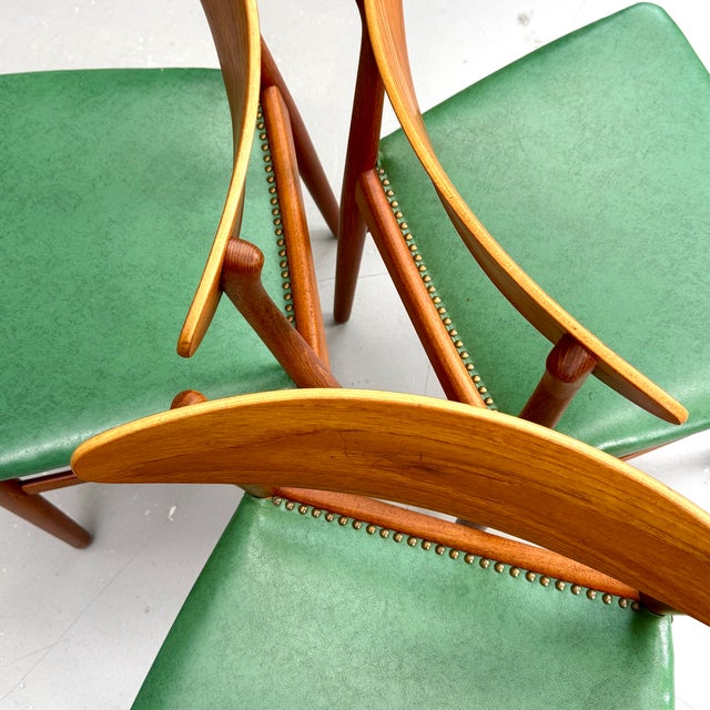 Teak Chairs from Naestved Møbelfabrik, Denmark, 1960s, Set of 3 For Sale - Image 10 of 12