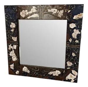 Pressed Tin Ceiling Tile Mirror