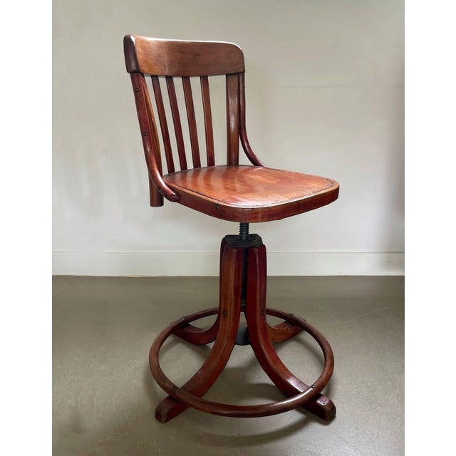 Vintage Swivel Chair by Michael Thonet for Thonet, 1920s For Sale - Image 14 of 14