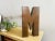 Mid-Century Modern Large Industrial Portuguese Wood Signage Lettering Letter M, 1960s For Sale - Image 3 of 9