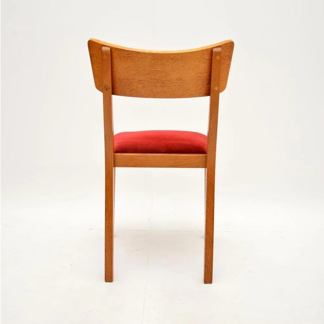 Wood Vintage Oak Dining Chairs from G Plan, 1950, Set of 6 For Sale - Image 7 of 12