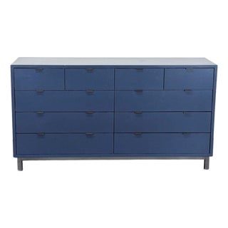 Room & Board Copenhagen Modern Navy 10-Drawer Dresser For Sale