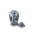 Chinese 20" Chinese Blue White Flower Vases Scroll Pattern Porcelain Temple General Jar For Sale - Image 3 of 9