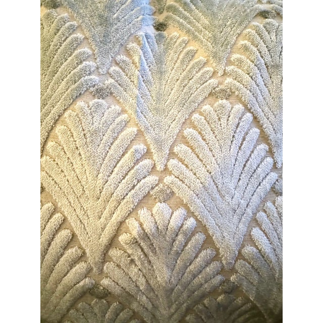 Art Deco Custom Velvet Art Deco Pattern Pillow Cover For Sale - Image 3 of 4