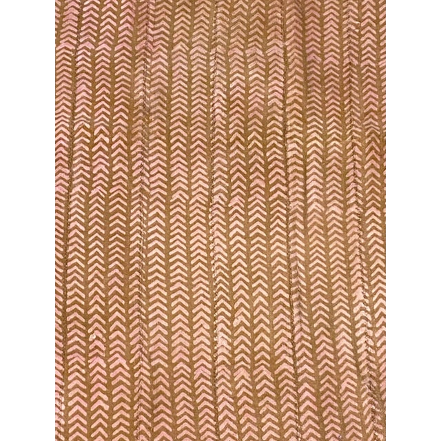 African Tribal Bogolan Mali Mud Cloth Textile Set of Two. For Sale - Image 4 of 7