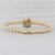 Tirisi 1.01ctw Pave Diamond Heart Bead Bangle Bracelet 18k Gold Magnetic Clasp For Sale - Image 4 of 7