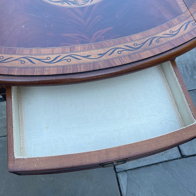 1990s Decorative Crafts Side Table For Sale - Image 11 of 13