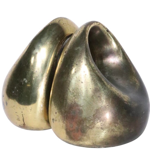 Mid 20th Century Mid 20th Century Brutalist Ben Seibel for Jenfredware Bookends For Sale - Image 5 of 15