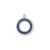 This classic pendant designed by Roberto Coin, features a circle of diamonds with a twisting center section featuring a...