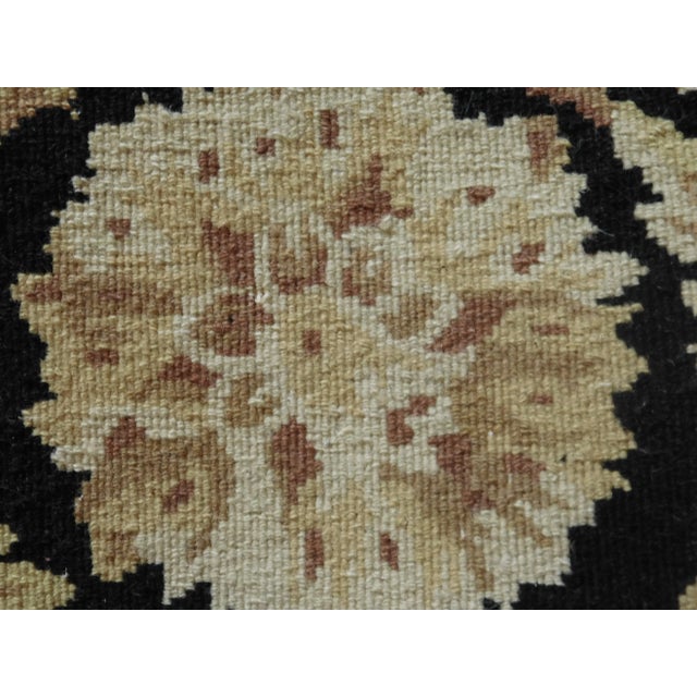 Early 21st Century Vintage Hand Knotted Savonnerie Rug. 7'10"x 8' For Sale - Image 12 of 13