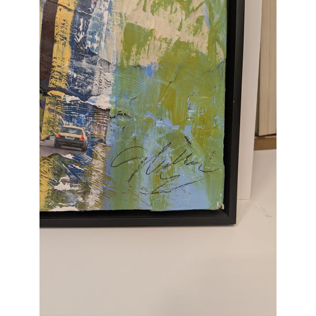 Title: Buckman Bridge Artist: Marsha Glazière Medium: Acrylic, mixed media on canvas Dimensions: Canvas Size: 36”W X 48”H...