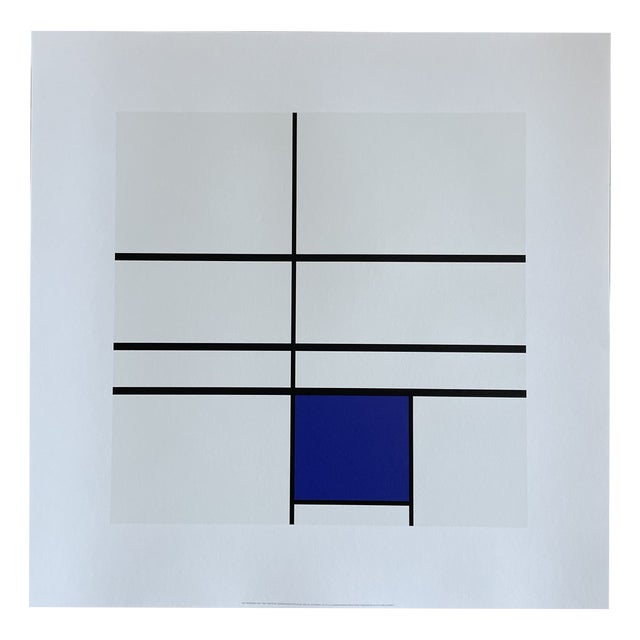 Piet Mondrian, Composition with Blue, 1935, Print For Sale