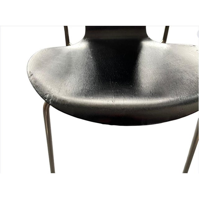 Wood Chair 3207 by Arne Jacobsen for Fritz Hansen, 1970s For Sale - Image 7 of 12