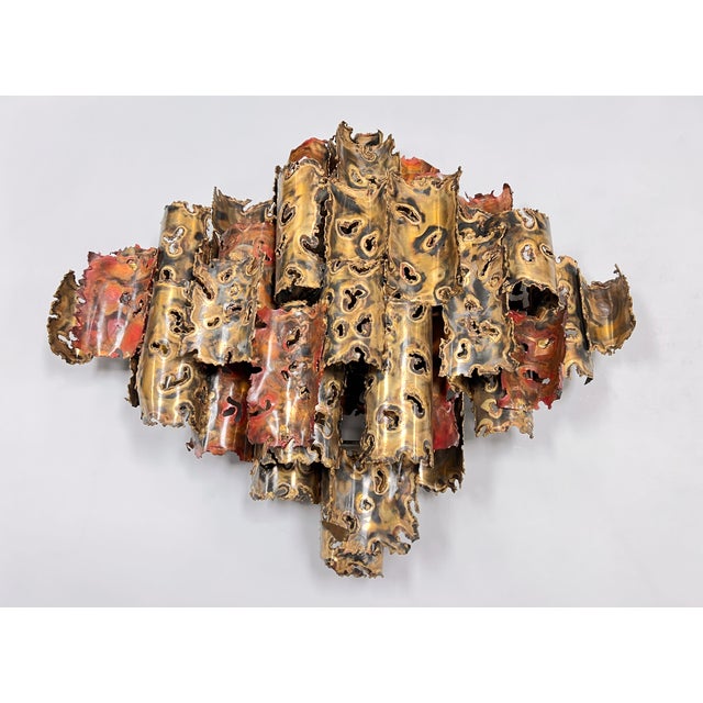 Silas Seandel Abstract Patinated Metal Wall Sculpture by Silas Seandel For Sale - Image 4 of 7