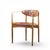 Dan Johnson for Selig Viscount Mid Century Brass and Walnut Chair - Pair For Sale In Chicago - Image 6 of 12