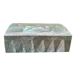 1970s Hollywood Regency Decorative Abalone Box