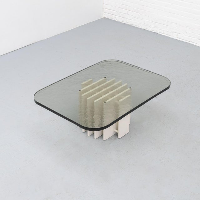 Mid-Century Modern Glass Coffee Table from Heinz Lilienthal, 1970s For Sale - Image 3 of 12