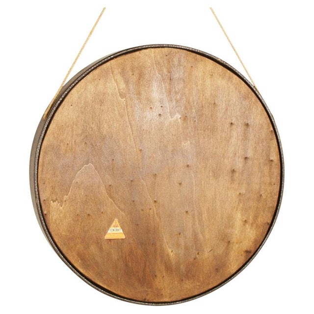 Round Wall Mirror by Luigi Fontana for Fontana Arte, 1950s For Sale - Image 6 of 10