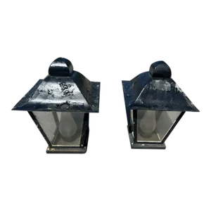 Antique Pair of 19th-Century Lanterns