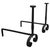 Gold Large French Iron Andirons, Set of 2 For Sale - Image 8 of 8