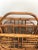 Chinoiserie Mid 20th Century Burnt Bamboo & Rattan Chippendale Magazine Rack For Sale - Image 3 of 3