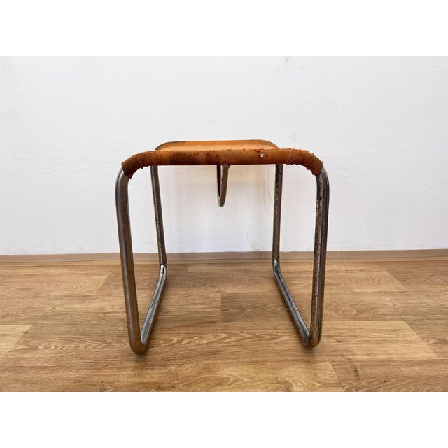 - 1930s - maker unknown - original fabric Eisengarn (repaired,cleaned) - chrome polished
