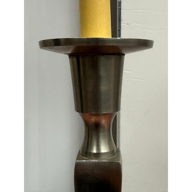 San Francisco Design Center Candlestick Table Lamps, Pair For Sale - Image 9 of 12