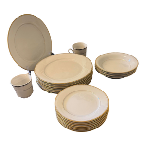 Noritake China Goldart Dishes - 22pcs
