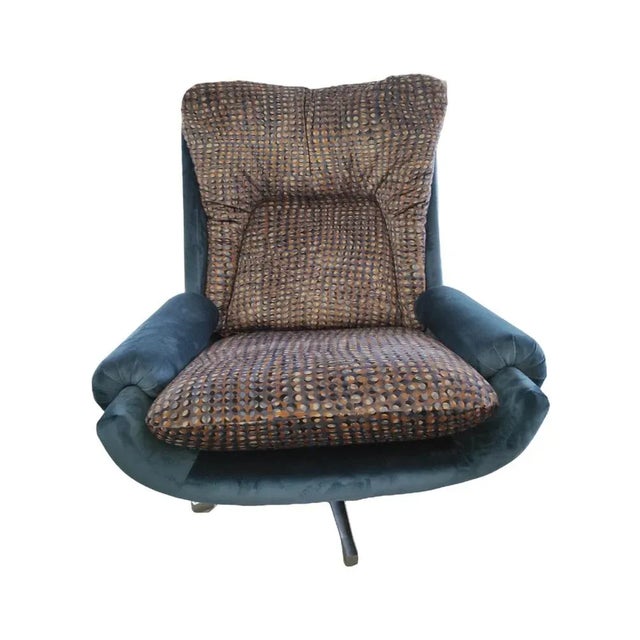 Set of Swivel Lounge Chairs by André Vandenbeuck for Strassle, 1960s For Sale - Image 4 of 9