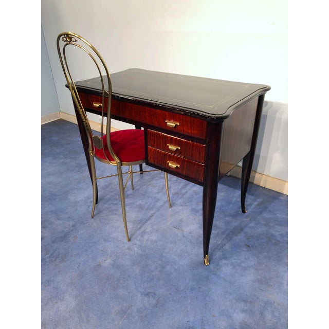 Italian Small Desk with Chair by Paolo Buffa, 1950s, Set of 2 For Sale - Image 18 of 18