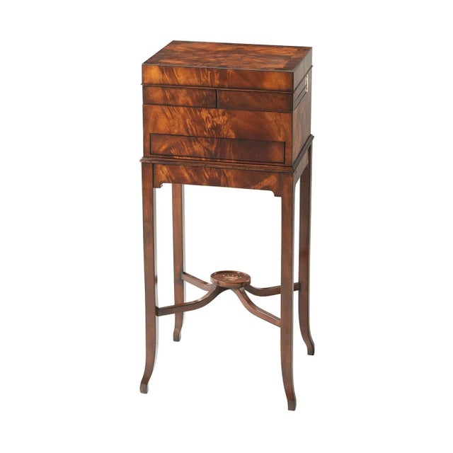 Brown Mahogany Dressing Table For Sale - Image 8 of 8