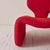 Airborne Olivier Mourgue Red Djinn Chair by for Airborne, 1960s, French Design For Sale - Image 4 of 8