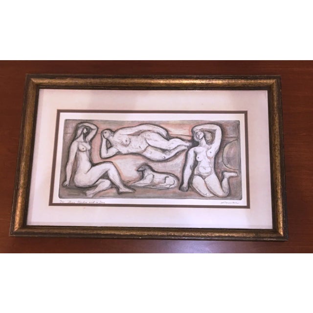 Brown 1960's Vintage Original Colored Etching by Irving Amen For Sale - Image 8 of 8