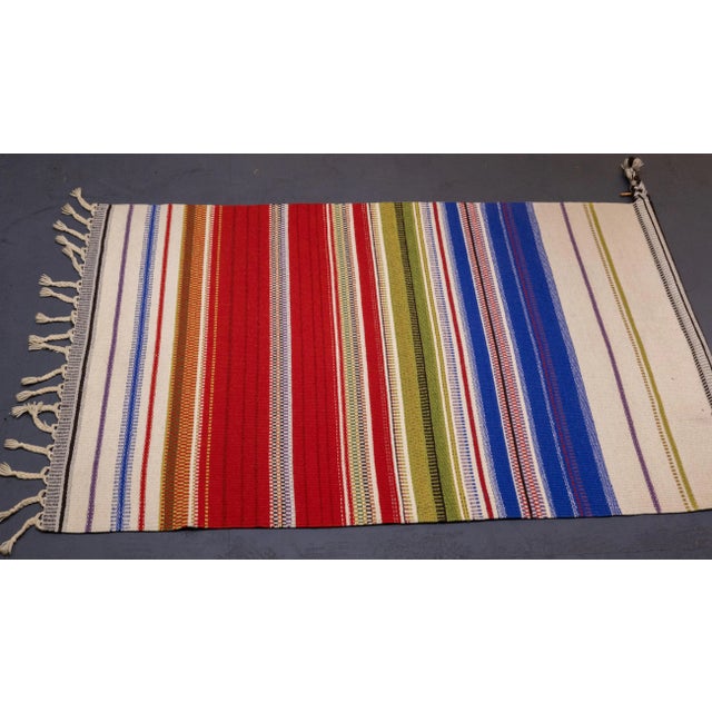 Early 21st Century Modern Persian Kilim Wool Rug 3'3'' X 4'8'' For Sale - Image 5 of 8