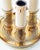 French Empire Brass Three-Light Bouillotte Lamp with Gilt Laurel Tôle Shade For Sale - Image 4 of 18